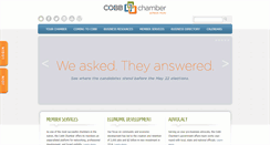 Desktop Screenshot of cobbchamber.org